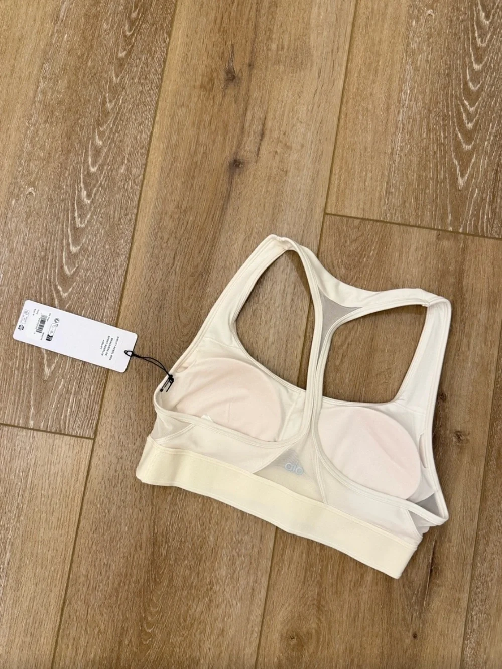 NWT ALO Yoga White Sports Bra